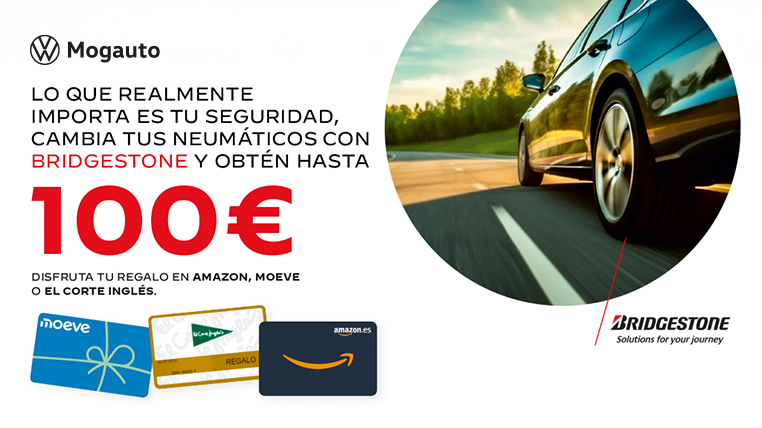 MOGAUTO 100 € DISFRUTA TU REGALO EN AMAZON, MOEVE O EL CORTE INGLES